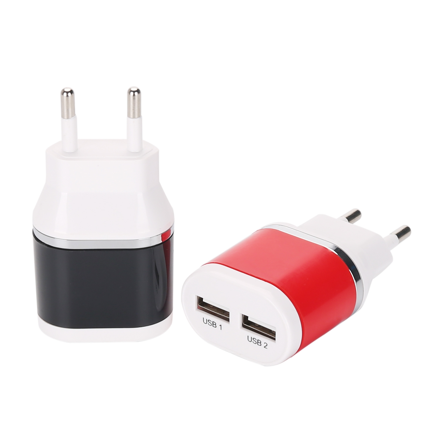 Two USB Wall Charger with EU plug